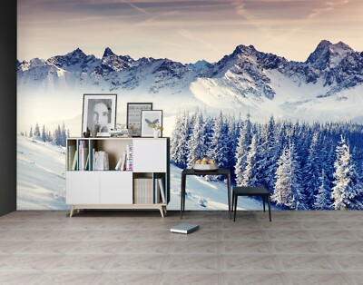 3D Schneeberg C5908 Tapete Wandbild Fototapete Abnehmbarer Amy