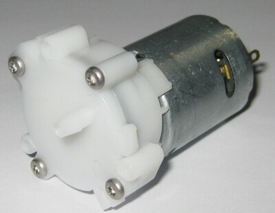 5 V DC Water Pump - 3 to 6 V DC - 1.2 LPM - 0.3 GPM - 4mm Fittings - RS360 Motor