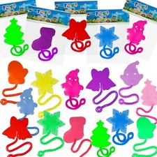 28pcs Christmas Sticky Hands Toys for Kids, Christmas Styles Stretchy Toys fo...
