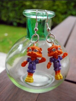   Polly Pocket Bluebird   süße Hängeohrringe   Hund Dog  