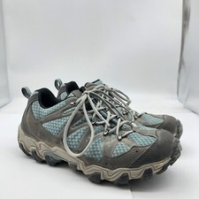 Oboz Luna low Womens hiking shoes sz 9 lace up leather trail walking shoes