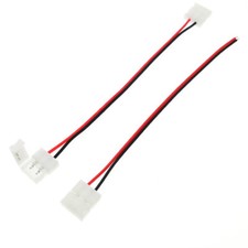 LED Strip Connector 2pin 10mm / 2pin 8mm with Wire Free Welding Connector
