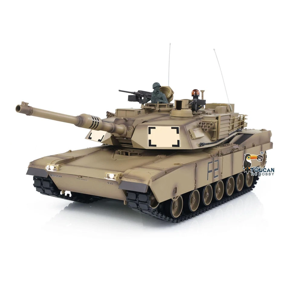 2.4Ghz Henglong 7.0 1/16 Scale Plastic M1A2 Abrams RC Tank 3918 Barrel Recoil - Image 4 of 4