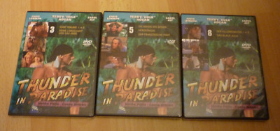 THUNDER IN PARADISE-TEIL 3+5+8 -DVD-NEU-OVP-OOP-ACTIONABENTEUER MIT HULK HOGAN