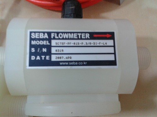 SEBA FLOWMETER Model SCTSF-PF-015-P . 3/8-DI-F-L4 | eBay