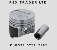 3 * Pistons Suitable for Kubota D722, Z482, B1620, B52, A14 Std Size 67mm