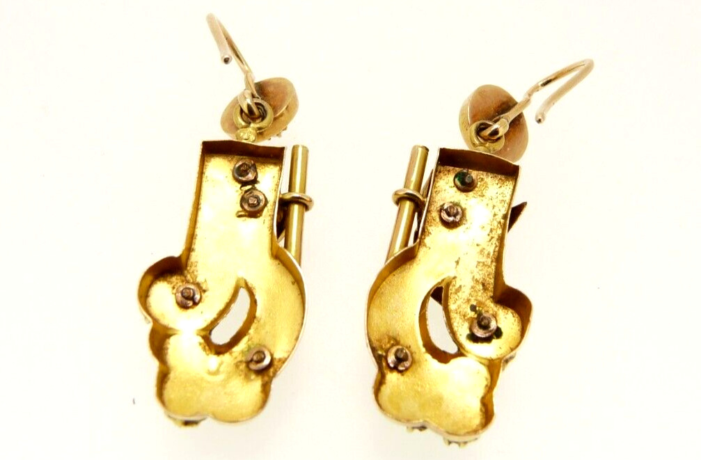 Earrings Bourbon Kings Antique Italian Ottocento … - image 7