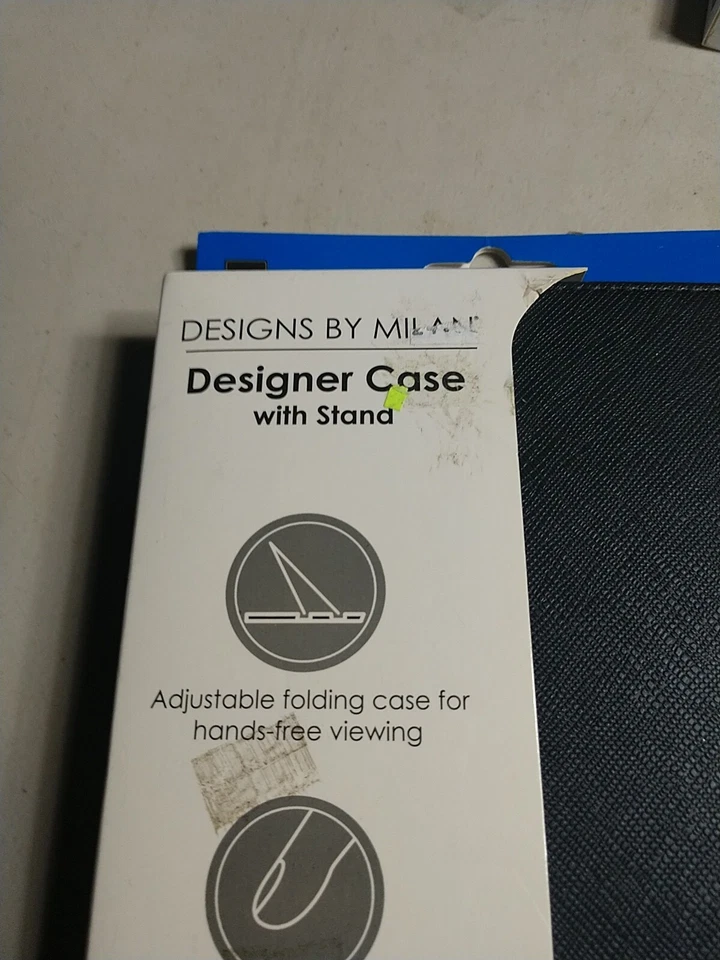 Designer IPad Case W/ Stand By Milan Black For Use w/ Most 7" - 8" Tablets - Image 3 of 4