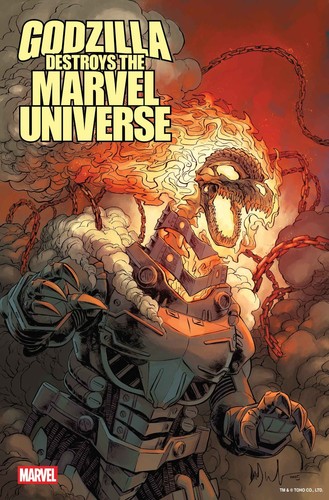 GODZILLA DESTROYS THE MARVEL UNIVERSE #2 WACHTER GHOST RIDER PRE-SALE 8/20/25