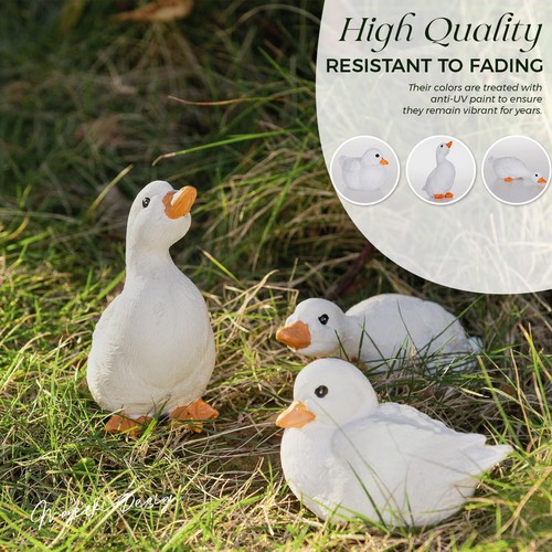 Duck Yard Decorations Outdoor Ornaments, Goose Statue Figurine Garden... - Picture 3 of 6