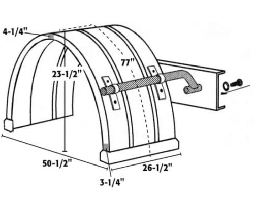 Buyers Products 8590245 Poly Fender - Picture 5 of 6