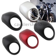 Motorcycle Front Headlight Cowl Fairing Cover For Harley Sportster Dyna 1973-up