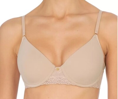 NATORI 721154 Bliss Perfection T-shirt Bra Cafe New Size 34C