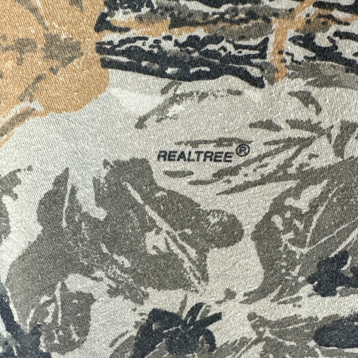 Vintage Duofold Shirt Men L RealTree Base Layer Thermal Camo