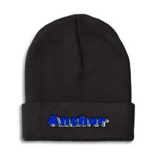 Beanies for Men Anchor Winter Hats for Women Acrylic Skull Cap 1 Size
