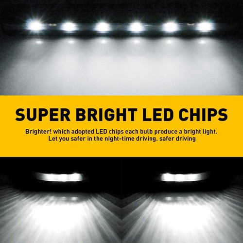 For 07-2021 Chevrolet Silverado 2500HD 3500HD LED Cab Roof Marker Lights Amber E - Picture 10 of 13