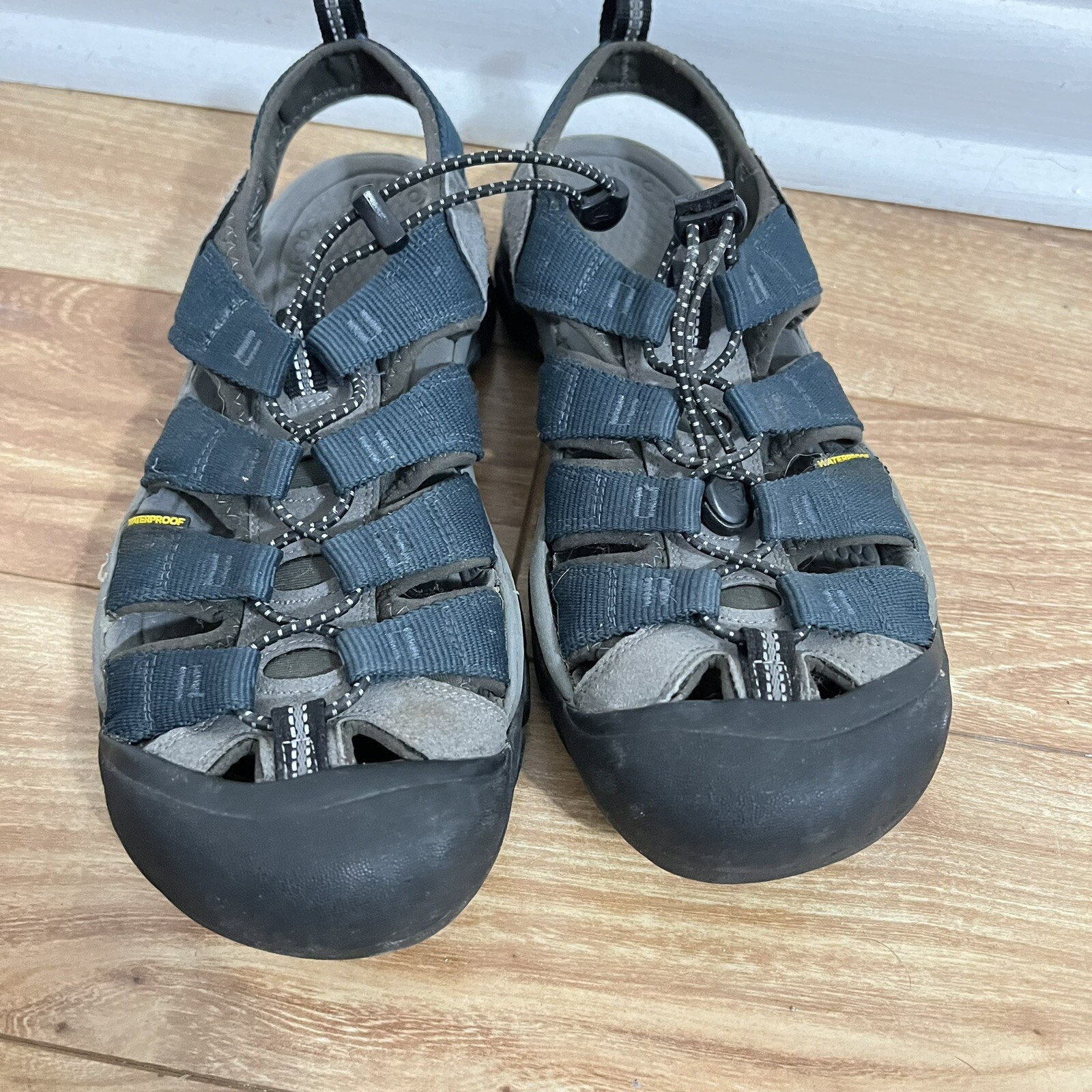 Keen Sandali Uomo Newport H2 Scarpe Taglia 9 Escursionismo Blu Punta Chiusa Impermeabili