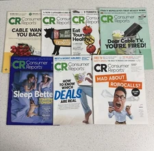 Lot of 17 Consumer Reports CR Magazines Eat Healthy Fire Cable Robocalls 2018 19