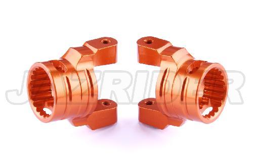 Jazrider Aluminum Front C-Hub Carrier (Orange)Set For Axial Wraith/AX10 Deadbolt - Picture 1 of 1