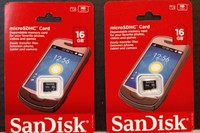 2- Sandisk Micro Sdhc 16gb Card Sdsdq-o16g-a46 Free Shipping 2- Sandisk Micro Sdhc 16gb Card Sdsdq-o16g-a46 Free Shipping