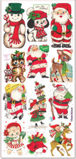 Violette Stickers Christmas Greetings Santa Crafts Planner Supply Scrapbook