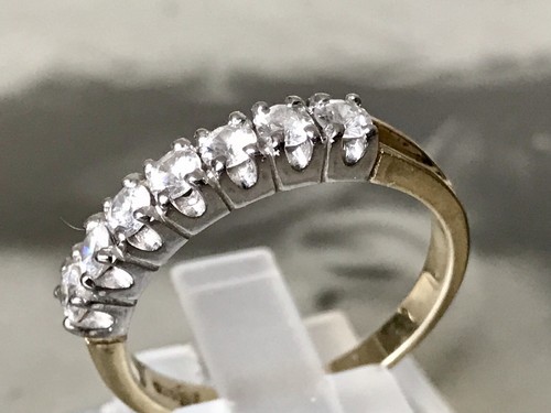 Vintage Damen Memory Ring farblose Steine Silber Gr.60 19,1 vergoldet - Bild 3 von 24