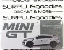 2024 Mini-GT Overseas Box Edition Grigio Nimbus LAMBORGHINI URUS Performante 747