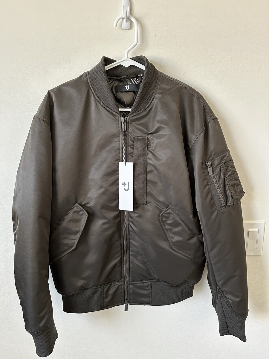 美品 XL BRIEFING HYBRID DOWN MA-1 JACKET NEW Uniqlo Jil Sander +J Hybrid Down MA-1 Bomber Jacket Blouson XS