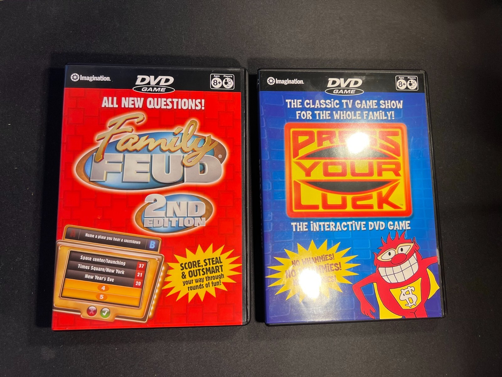 Imagination Interactive DVD Game Press Your Luck + Family Feud 2nd