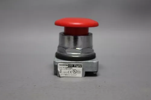 SIEMENS RED MUSHROOM HEAD PUSH-PULL EMERGENCY STOP BUTTON 52PP2W2