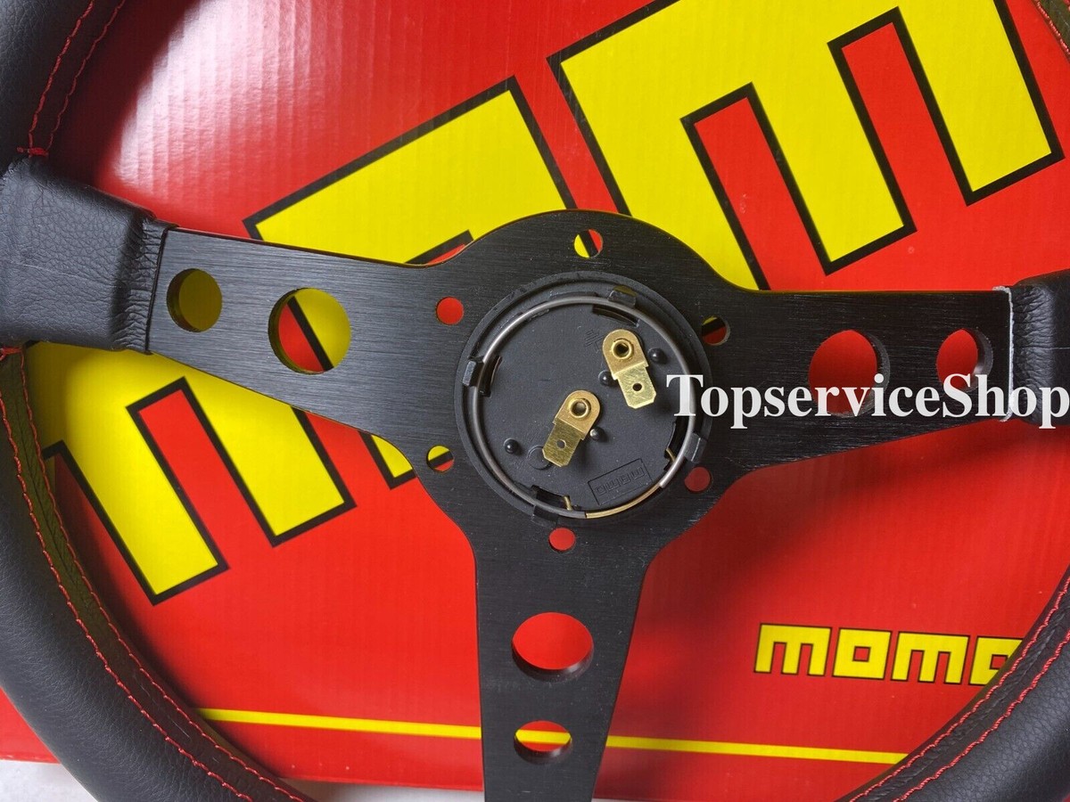 MOMO prototipo 345mm （350mm） Momo 350mm Prototipo Steering Wheel - Black Edition - JHPUSA