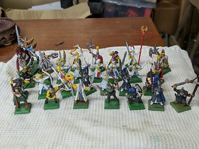 Vintage Metall Mix Schwertmeister Hoeth Sonstige Warhammer Fantasy Game Workshop 30 Teile