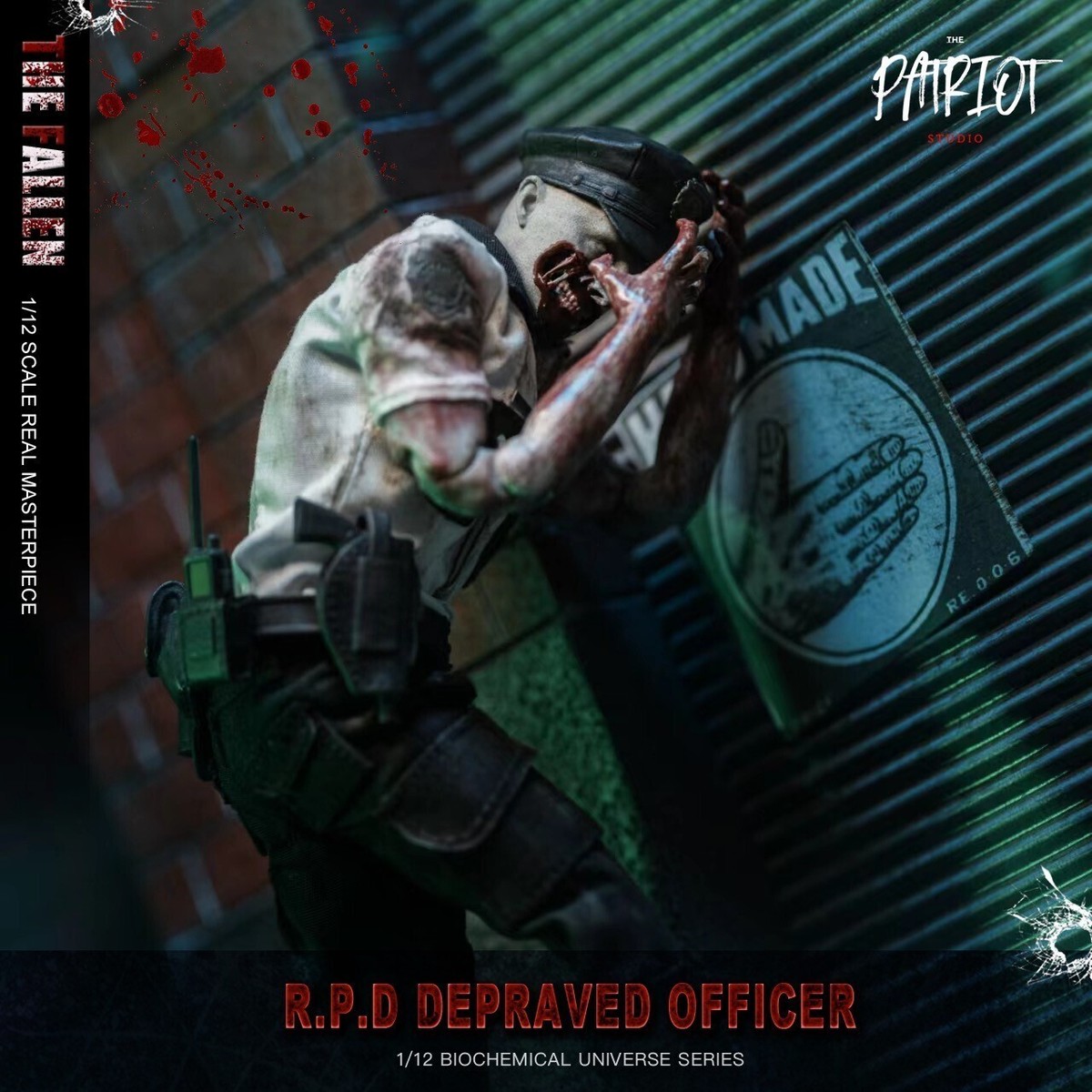 Patriot Studio 1/12 Resident & Evil Raccoon City Zombie Police 
