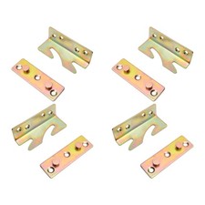 Rustproof Metal Bed Frame Bracket Supports Universal Wooden Furniture Fixings