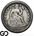 1856 Seated Liberty Dime