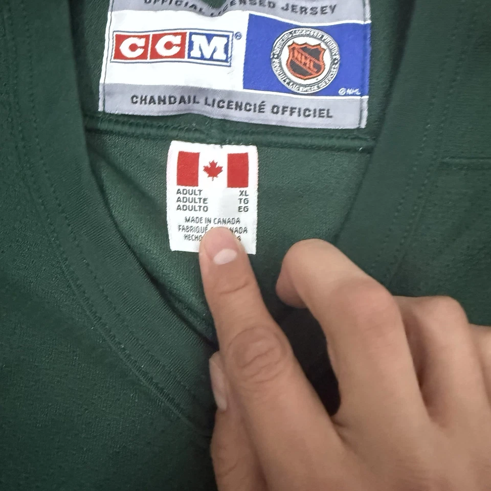 Dallas Stars VTG CENTER ICE CCM Air Knit Hockey Jersey Sz XL Embroidered - Image 4 of 4