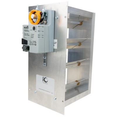 IO HVAC CONTROLS MD-2820-BM 28x20 Rectangular 2-Position Bottom Mount Damper