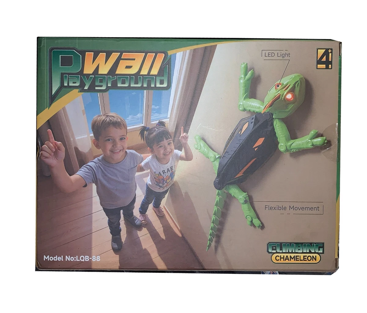 Gecko Trepador A Control Remoto Recargable – Divertido Juguete Interactivo Para Niños
