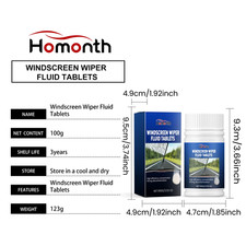 Car Glass Oil Film Remover with Supplements Kit Auto Windshield Glass Dust Remov