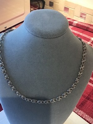 Vintage Silber Halsband 15 Gramm B 1995