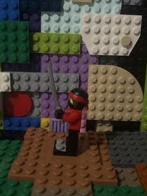 LEGO Kai Minifigure Ninjago Movie Fire Mech Driver 70615 njo349