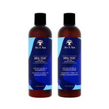 As I Am Dry & Itchy Scalp Olive & Tea Tree Oil Shampoo & Conditioner 355ml -Pack