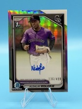 2024 Bowman Chrome Prospect Autographs Aldalay Kolokie Refractor /499 AU, RC