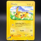 Pokemon Pikachu 124/165 - 2002 Expedition Base Set - LP Non-Holo WotC E-Reader