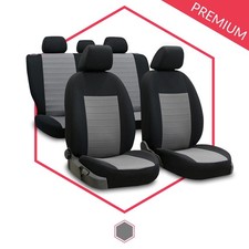 Sitzbezüge Auto Universal Schonbezug Autositzbezüge Bezug für Fiat 500X Grau Set