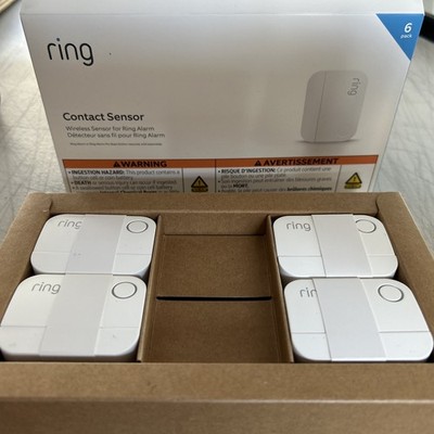 4-Pack Ring Alarm Contact Sensor 2nd Gen Monitor 4 Doors Windows Home Alerts NEW