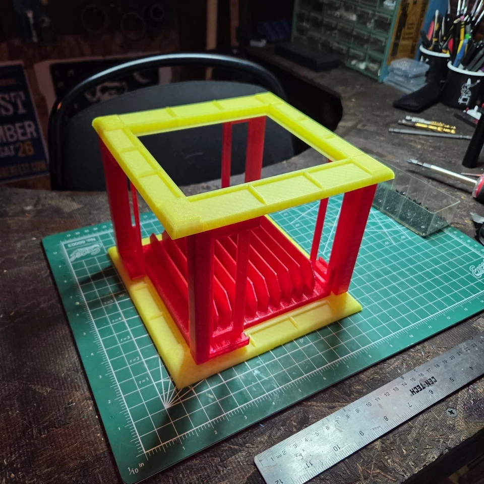 Soporte de almacenamiento de disco compacto de 16 CD estuche organizador de rack multimedia Foto 2 de 4