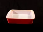 Vintage Pyrex Flamingo Pink #222 8-Inch Square Casserole Baking Dish Made In USA