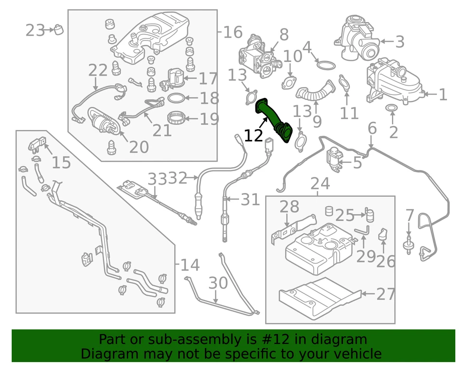 正品奥迪连接器管道 059-131-521-K — 第 2/2 张图片