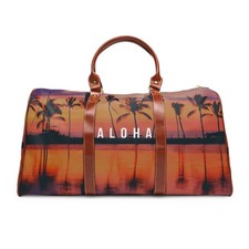 Bolsa de viaje impermeable Aloha - perfecta para viajes a la playa, vacaciones, fiesta en la piscina,
